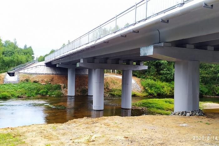 В Даровском районе досрочно отремонтировали мост через реку Вонданка