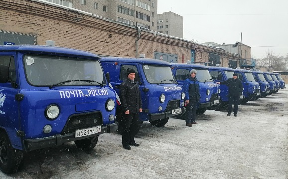 На почтовые маршруты Красноярского края выйдут 28 новых автомобилей «УАЗ»