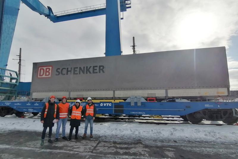 В Новосибирске стартовал первый регулярный контрейлерный маршрут DB Schenker
