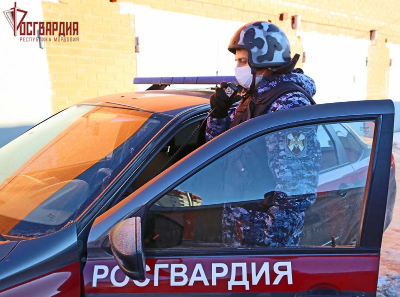 В Чамзинке росгвардейцы задержали и передали инспекторам ГИБДД нарушителя правил дорожного движения