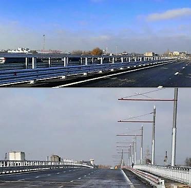 Ростов: открыто автомобильное движение по 5 полосам по новому путепроводу по ул. Малиновского