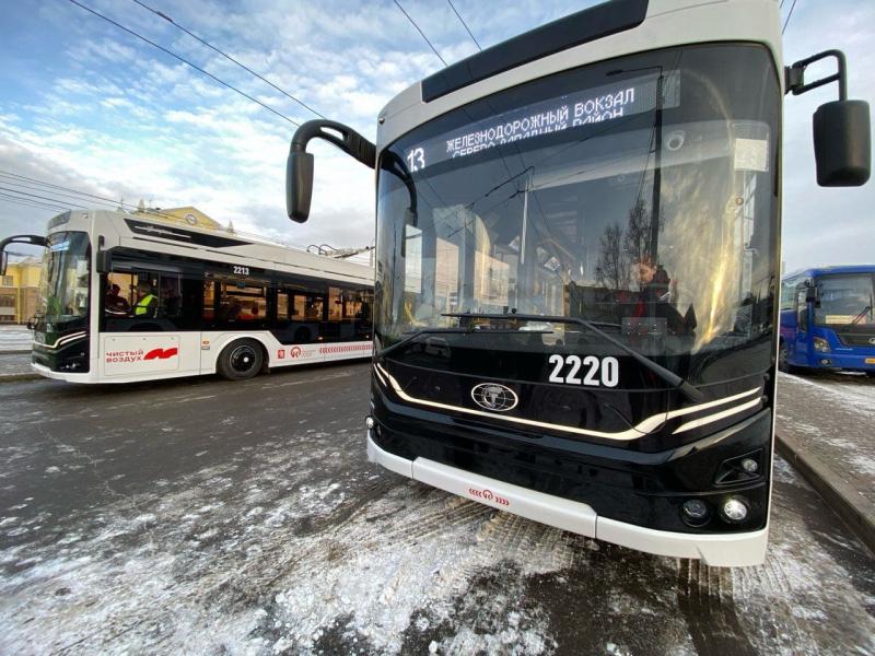 Троллейбусы «Адмирал» впервые вышли на маршруты Красноярска