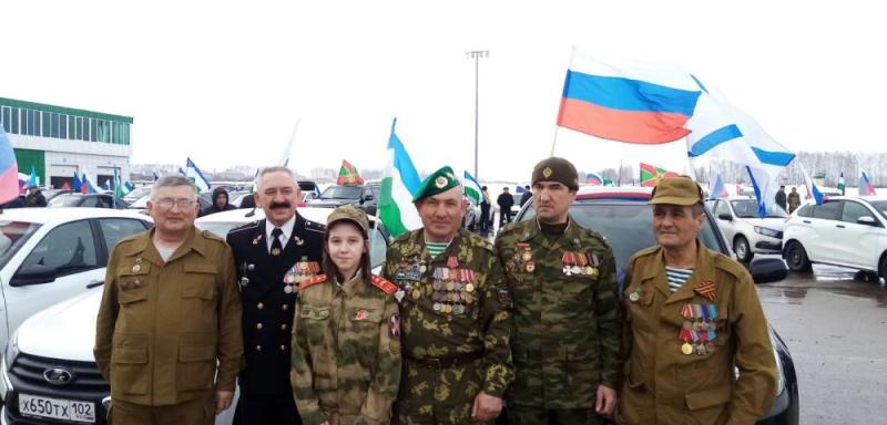 Кадеты росгвардейских классов приняли участие в патриотическом автопробеге в Башкирии