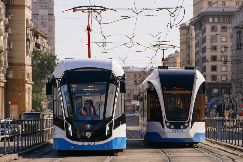 Еще 20 трехсекционных трамваев "Витязь-Москва" выйдет на маршруты к середине года