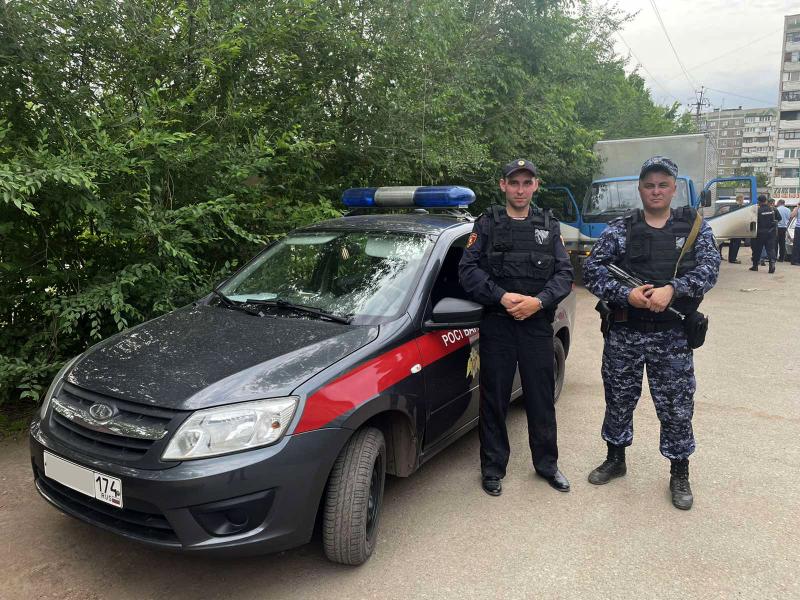 В Магнитогорске сотрудники Росгвардии задержали подозреваемого в неправомерном завладении автомобилем
