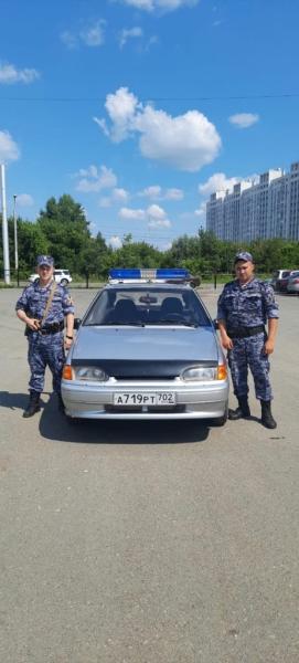 В Башкирии росгвардейцы задержали подозреваемого в совершении кражи