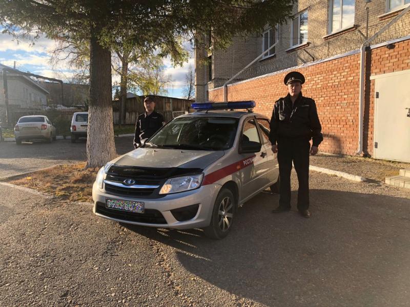 Нетрезвого водителя задержал патруль Росгвардии в Томской области