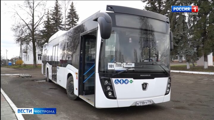 Автобус НЕФАЗ тестируют в Костроме