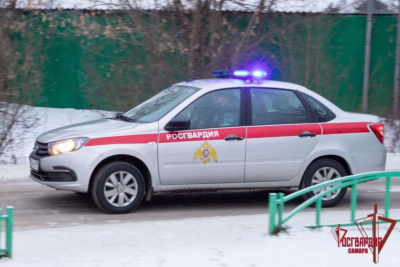 В Тольятти росгвардейцы задержали женщину, которая чуть не зарезала сожителя