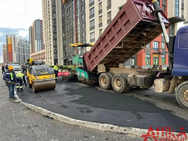 Асфальтирование дворов услуги в Петербурге